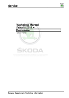 Skoda Fabia III - Workshop manual - Communication - Self Diagnosis